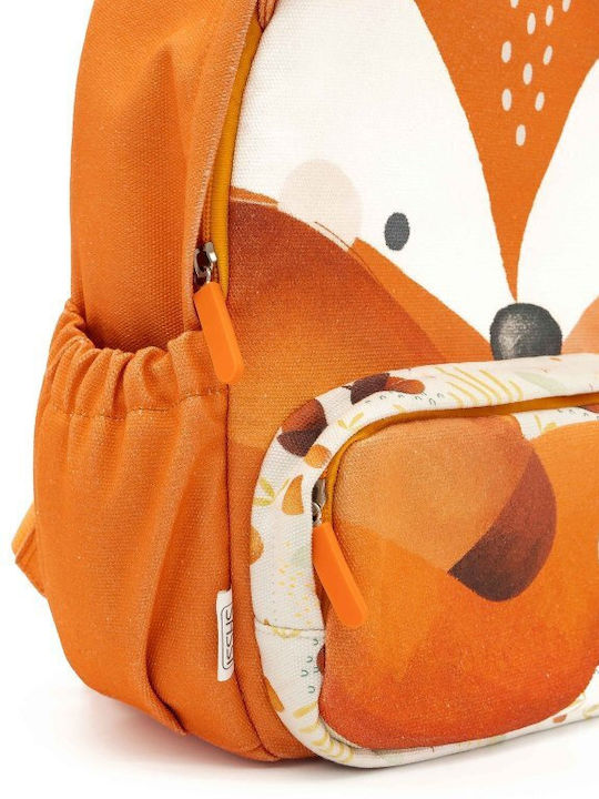 Sassi Junior Fox Fox School Backpack For Kindergarten With Water Bottle Holder Multicolour