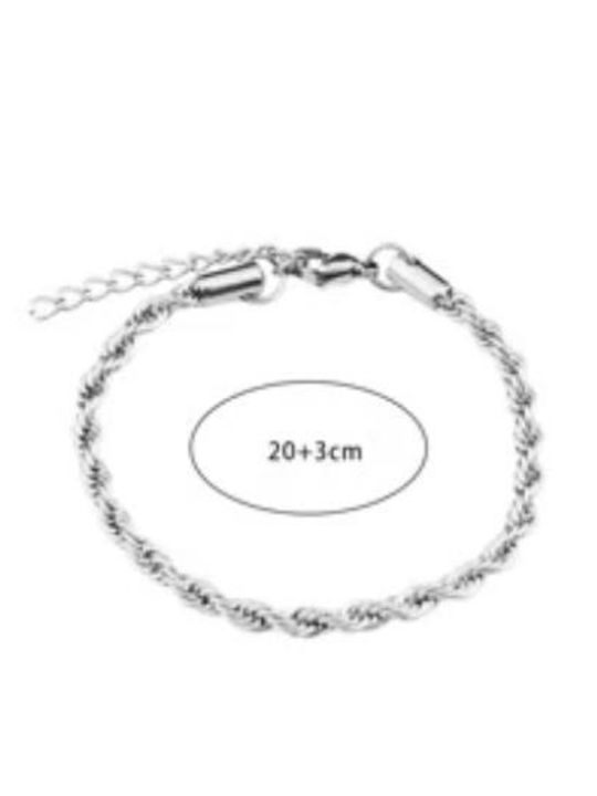 Dezlen Γυναικείο Βραχιόλι από Ατσάλι 24cm