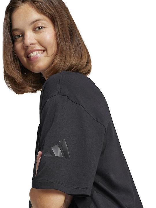 Essentials Γυναικείο T-shirt Μαύρο