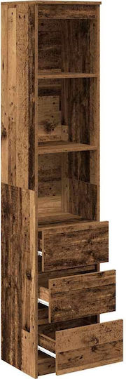 Brown Bookcase 37.5x35x180cm