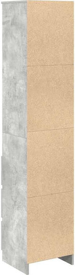 Bibliothek Grau 37.5x35x180cm