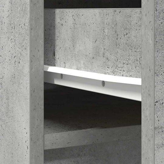 Bibliothek Grau 37.5x35x180cm
