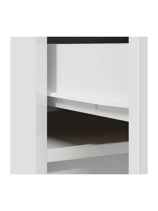 Βιβλιοθήκη Λευκό 37.5x35x180εκ.
