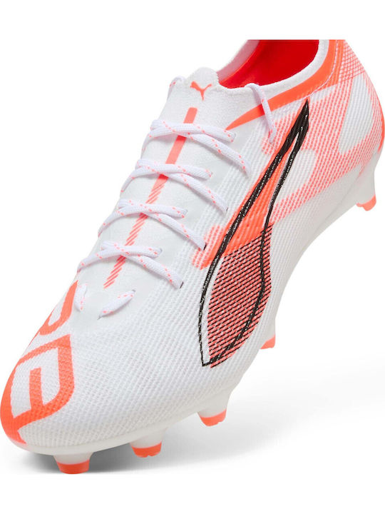 PUMA Ultra 5 Pro Football Shoes with Cleats White