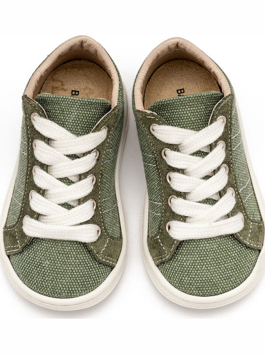 Babywalker Βαπτιστικά Υφασμάτινα Sneakers Χακί