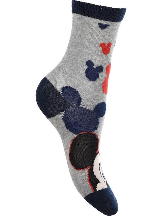 Disney Kids' Socks Mickey Mouse Colorful 3 Pairs