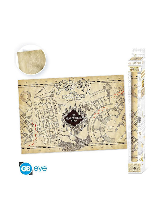 Harry Potter Parchment Poster Marauder's Map Fan Shop Merchandise