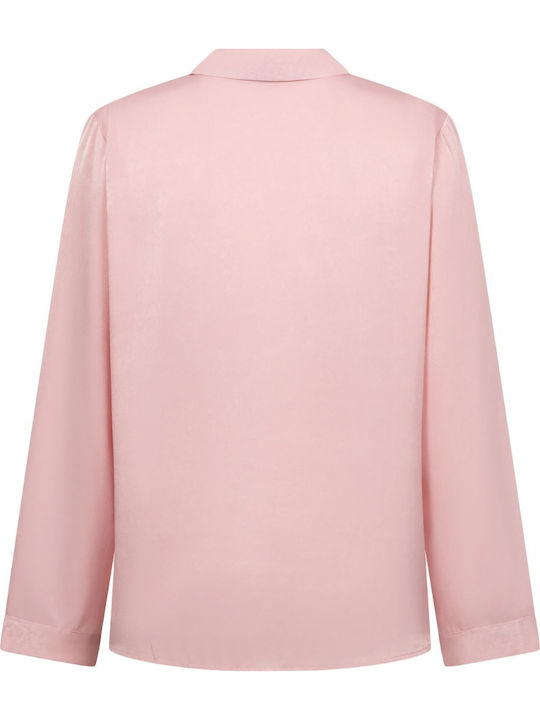 Hunkemöller Winter Women's Pyjama Top Silver Pink