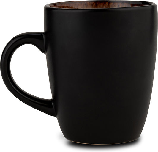 Nava Κούπα Κεραμική Μαύρη 350ml