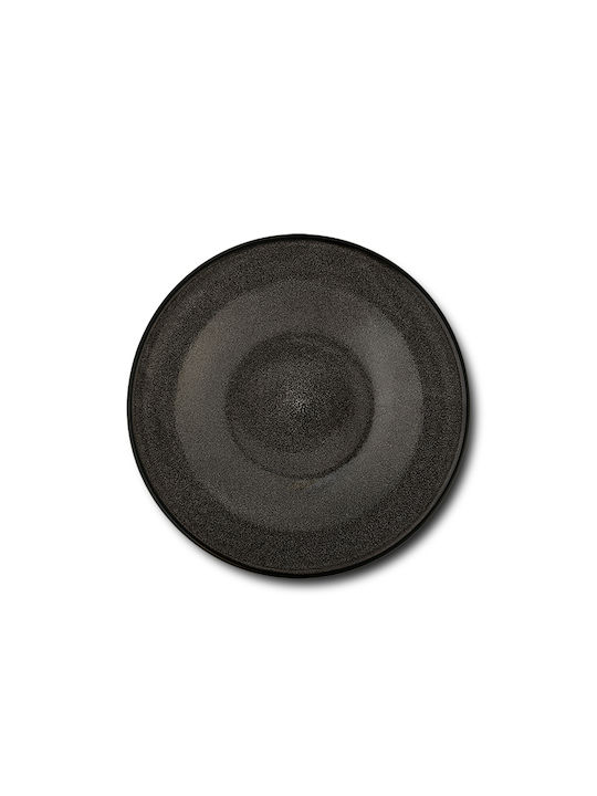 Nava Plate Soup Ceramic Gray