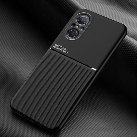 Mad Mask Inner Edge Umschlag Rückseite Silikon Schwarz (Huawei Nova 9 SE)