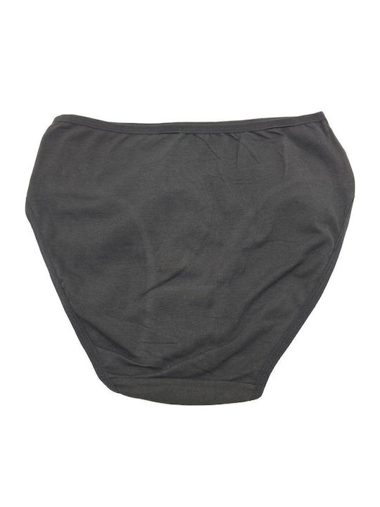 Talie înaltă Femeie Slip Black
