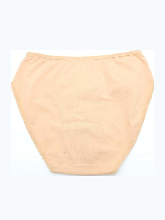High-waisted Women's Slip Beige