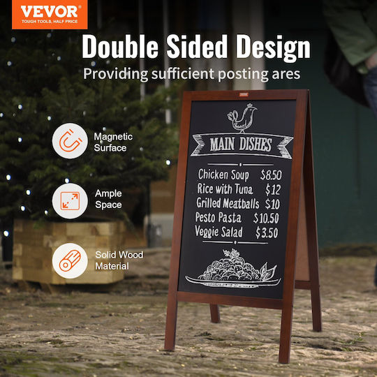 Vevor Chalk Board 50.8x101.6cm