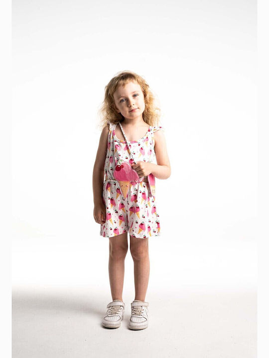 Kinderstoff-Overall-Shorts/Bermudas Mehrfarbig