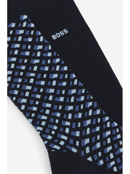 Boss Ανδρικές Κάλτσες Μπλε 2Pack