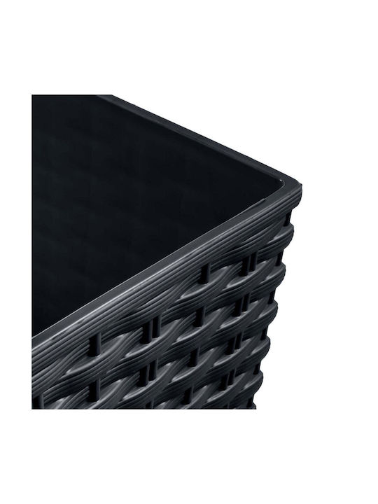 Prosperplast Ghiveci Plastic Antracit 32x32x32.5cm.