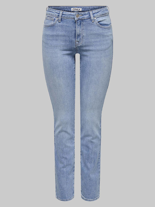 Women's Jean Trousers in Slim Fit Light Blue Denim