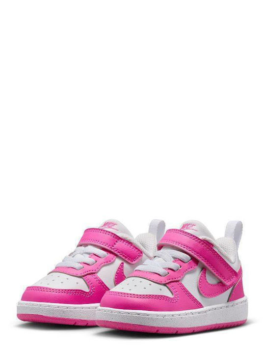Court Borough Παιδικά Sneakers με Σκρατς Λευκά DV5458-123