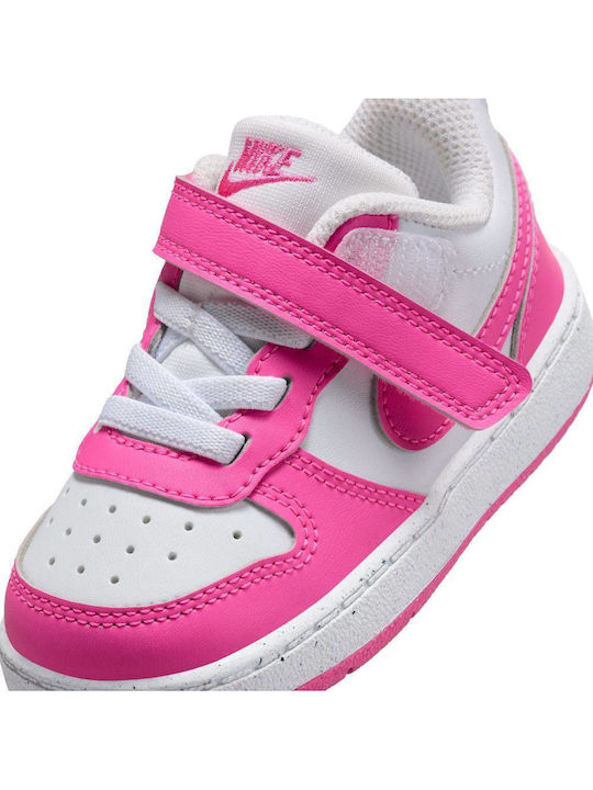 Court Borough Παιδικά Sneakers με Σκρατς Λευκά DV5458-123