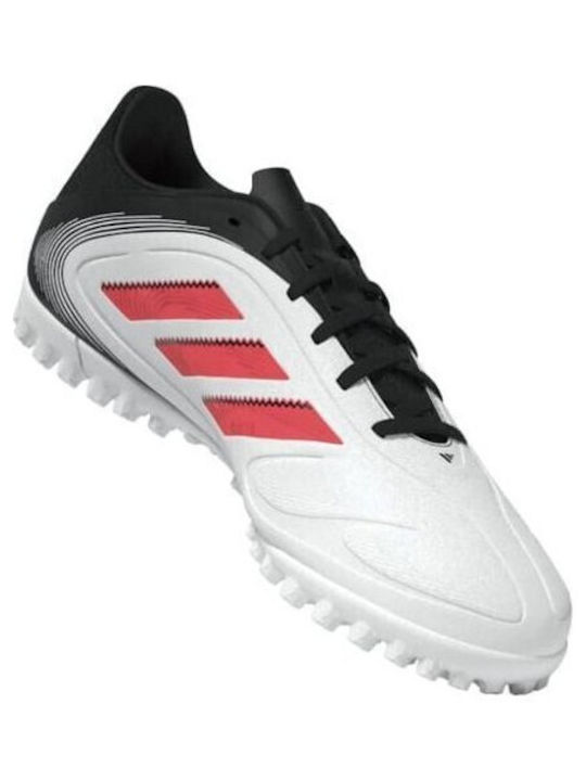 adidas TF High Football Shoes with Molded Cleats White