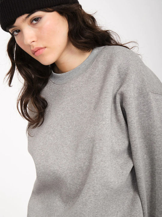Heart Ii Crew Γυναικείο Φούτερ Heather Grey