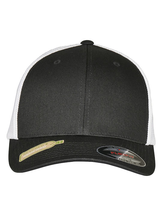Flexfit Trucker Рециклирана Мрежа Черно Бяло Ss20 6511rm-00826
