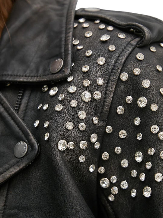 Fantasy Women's Short Lifestyle Jacket for Winter Black
