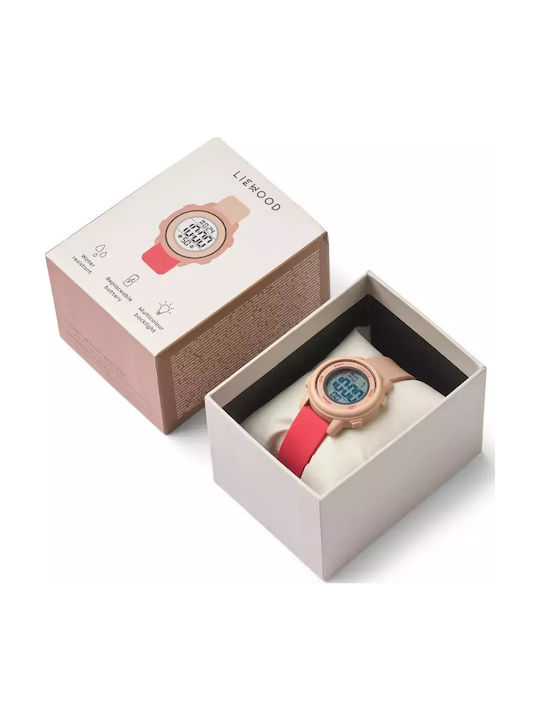 Liewood Ceas Pentru Copii Digital 34mm Sussi Bej