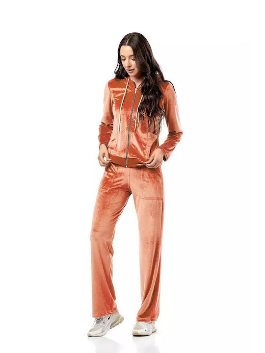 Bodymove Sweatsuit Velvet Orange