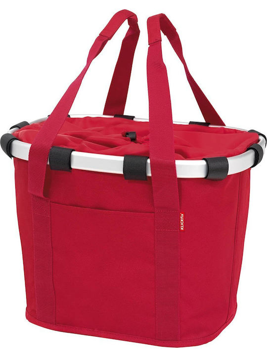 Καλαθι Εμπροσθιο Klickfix Bikebasket Κοκκινο