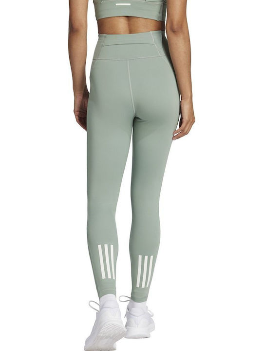 adidas Women's Cropped Running Legging Green