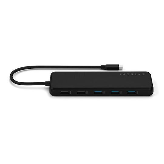 Satechi 13-in-1 USB-C USB-C Docking Station με HDMI/DisplayPort 4K PD Ethernet και σύνδεση 3 Οθονών Μαύρο
