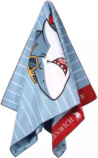 Kids' Beach Towel Summer Shark 4044 Greenwich Polo Club