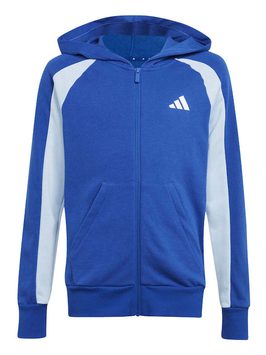 adidas Kids Sweatpants Set Blue Junior Cb Ft Tracksuit