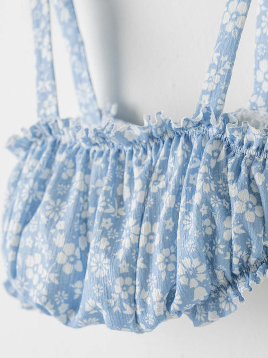 Kinder-Set mit Shorts Sommer 2Stück Sky Blue