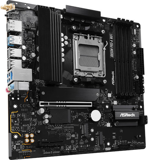 ASRock B850M Pro-A WiFi Mainboard Micro ATX mit AMD AM5 Sockel