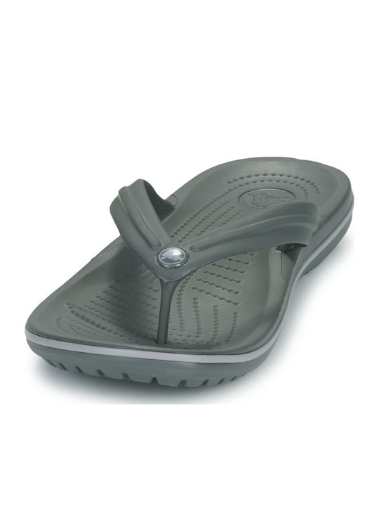 Crocband Men's Anatomic Flip Flops Gray