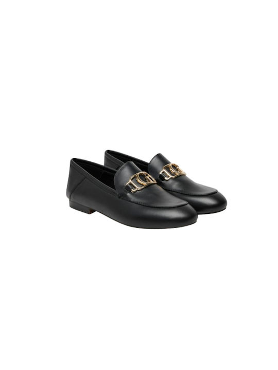 Guess Leather Women's Loafers in Black Color