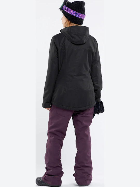 Volcom Bolt Insulated H0452413-BLK Γυναικείο Μπουφάν για Σκι & Snowboard Μαύρο