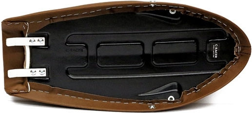 Cafe Racer Seat Compatible Yamaha SR 400 500 1978-1999 Brown 67cr15