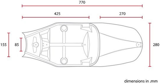 Σέλα Μοτοσυκλέτας για Triumph Bonneville