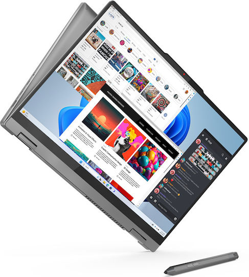 Lenovo IdeaPad 5 2-in-1 16AHP9 16" IPS FHD+ Touchscreen (Ryzen 7-8845HS/16GB/1TB SSD/W11 Home) Luna Grey (GR Keyboard)