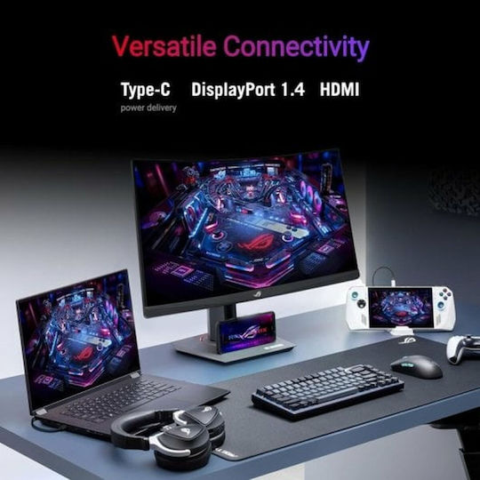 Asus ROG Strix XG32WCS VA HDR Curved Gaming Monitor 31.5" QHD 2560x1440 180Hz με Χρόνο Απόκρισης 1ms GTG