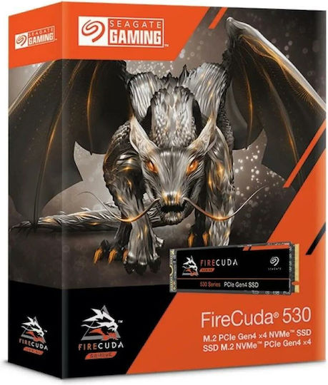 Seagate FireCuda 530R SSD 4TB M.2 Type with PCI Express 4.0 Connection Compatible with PlayStation 5 ZP4000GM3A063
