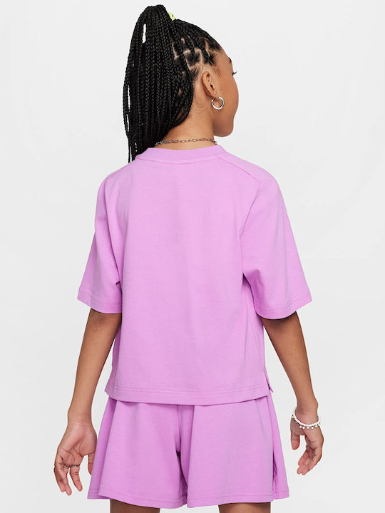 Nike T-shirt Μωβ