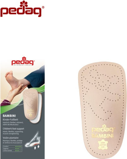 Pedag Δερμάτινα Πέλματα Καμάρας για Παιδιά 102932 2τμχ