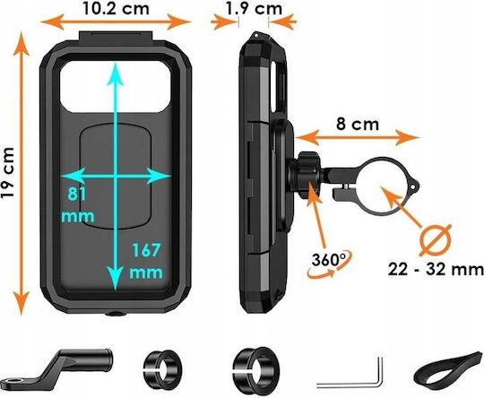 X-style Αδιάβροχη Βάση Smartphone (έως 7")