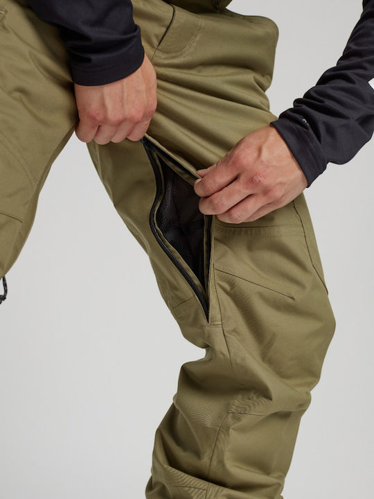 Burton 10188108300 Ανδρικό Παντελόνι Σκι & Snowboard Πράσινο