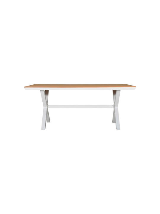 Tisch Stabil Fl6510 White 180x100x75cm